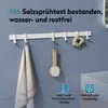 doporro Garderobenhaken Aluminium, 8 Verschiebbare Produktbild-Vorschau 2