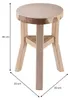 Sitzhocker ZAHORA geölt, Blumenhocker aus Paulownia Holz, Produktbild-Vorschau 3