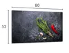 Piastra di protezione per fornelli in vetro 80x52 ardesia Anteprima dell’immagine prodotto 2