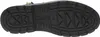 The sole of a black Bugatti boot is shown from an underneath view against a white background. Voir les images du produit