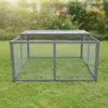 An outdoor shot of a pet enclosure on a grassy lawn. Anteprima dell’immagine prodotto