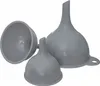 3x TRICHTER Set Ø 6/8/10cm aus Kunststoff Grau Produktbild-Vorschau 1