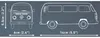 COBI CARS VW T2B Bus 145kl 24621 Voir les images du produit 3