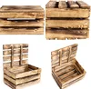 Creative Deco Klein Holzkiste mit Deckel | 40x30x22 cm | Produktbild-Vorschau 8