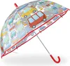 Relaxdays Regenschirm Kinder, Auto-Motiv, Produktbild-Vorschau 1