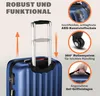 MONZANA® Koffer Handgepäck ABS Hard Case 4 Rollen Produktbild-Vorschau 4