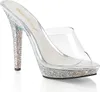 LIP-101DM Damen Slipper von Fabulicious, Transparent EU 41, Produktbild-Vorschau 1