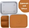 Brotdose Kinder Edelstahl mit Einsatz, BPA frei, Lunchbox, Produktbild-Vorschau 4