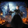 Kinderkostuum: Slechte Koningin Maleficent, inclusief jurk, Productafbeelding-voorbeeld 2