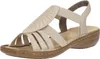 Rieker Damen Schlüpf Sandale mit Stretchriemen beige Produktbild-Vorschau 35
