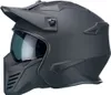 Jethelm 726 Motorradhelm Helm Größe XL Chopperhelm schwarz Produktbild-Vorschau 3