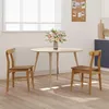 vidaXL Sedia da pranzo, 2 pezzi, legno massello di gomma, Anteprima dell’immagine prodotto 3