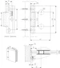 DORMA-Glas Türband m. Rahmenteil Arcos Office 25.451,Glas Produktbild-Vorschau 2