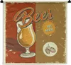 MuchoWow® Wandteppich Wandbehang Mancave - Bier - Glas - Produktbild-Vorschau 1