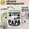 Zwillings-Papa Tasse Geschenk WIe Ein Normaler Papa Nur Produktbild-Vorschau 3