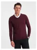 OMBRE Pullover mit V-Ausschnitt und Hemdkragen OM-SWSW-0102 Produktbild-Vorschau 11