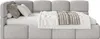 Selsey Cloudy – Jugendbett 90x200, Kopfteil links, Samt Produktbild-Vorschau 6