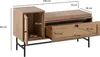 FineBuy Banc à chaussures avec assise 100x60x38 cm Banc de Voir les images du produit 3