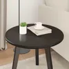 Stolová doska vidaXL, čierna, Ø 50 x 1,5 cm, drevotrieska Náhľad obrázku produktu 4
