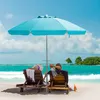 KOMFOTTEU parasol plażowy 200 cm, parasol ogrodowy z Podgląd zdjęcia produktu 2