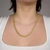 Goldkette Kordelkette Länge 45 cm - Breite 3,3 mm - 333-8 Produktbild-Vorschau 3