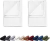 DOPPELPACK Renforce Bettlaken ohne Gummizug 160x200 cm Produktbild-Vorschau 1