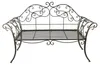 DanDiBo Panchina da giardino in metallo marrone resistente Anteprima dell’immagine prodotto 12