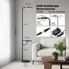 ZMH LED Stehlampe Wohnzimmer 30W Schwarz mit Tisch Produktbild-Vorschau 2