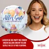 Folienballon Happy Birthday Watercolor Rund 45 cm Produktbild-Vorschau 3