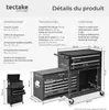 Servante d'atelier 10 compartiments - noir Voir les images du produit 6