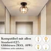 ZMH Deckenlampe Modern Deckenleuchte Flur Kristall Produktbild-Vorschau 4