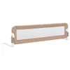 vidaXL Protezione letto bambino taupe 150x42 cm poliestere Anteprima dell’immagine prodotto 1