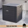 BigDean Gartenbox klein kompakt 140 Liter ideal für Balkon Produktbild-Vorschau 2
