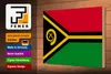 Holzschild Flagge Vanuatus 30x20cm Flag of Vanuatu Produktbild-Vorschau 4