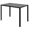 A black dining table with a glass top is shown against a white background. Náhled obrázku produktu