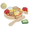 Pizza aus Holz, zum "Schneiden" (mit Klett-, verschluss), Produktbild-Vorschau 1