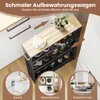 COSTWAY Nischenwagen, 4 Etagen Küchenwagen schmal mit Produktbild-Vorschau 7