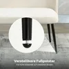 HOMCOM Sofa 2-Sitzer kleine Couch 127 cm mit Samtoptik, Produktbild-Vorschau 6