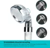 A shower head with multiple spray patterns shown in close-up and detail shots. Náhled obrázku produktu
