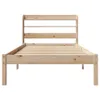 vidaXL Massivholzbett ohne Matratze 90x190 cm Kiefer Produktbild-Vorschau 4