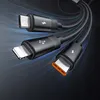 Mcdodo 3In1 Usb Cable Fast Charging Usb-C Lightning Micro Voir les images du produit 5