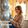 50x Luftballons Ballons Luftballon Luft, Helium silber Produktbild-Vorschau 2