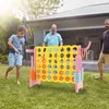 COSTWAY Riesiges 4 Gewinnt Spielset mit Basketballkorb und Produktbild-Vorschau 6