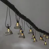 LED Lichterkette 'Lampenschirm' - 12 warmweiße LED - L: 4,95m - outdoor - rauchgrau Produktbild-Vorschau