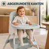 Baby Vivo Design 2in1 Kinderhochstuhl - Oscar Türkis Produktbild-Vorschau 6