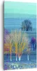 Bild auf Leinwand - Leinwandbild - Bäume Wiese Sommer - Produktbild-Vorschau 1