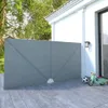 vidaXL Éventail latéral de terrasse pliable Gris 400×200 cm Voir les images du produit 11
