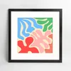 FRAMAI® obrazový rám 40x40 cm v čiernej farbe - s paspartou Náhľad obrázku produktu 2