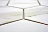 Mosaik Fliese Keramik weiß Hexagon Calacatta Wandfliesen Produktbild-Vorschau 4