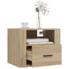 Wand-Nachttische 2 Stk. Sonoma-Eiche 50x36x40 cm Produktbild-Vorschau 4